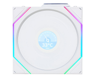 Wentylator do komputera LIAN LI Uni Fan TL Wireless LCD 120 Reverse White 120mm